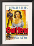 The Outlaw, Jack Buetel, Jane Russell, 1943 Poster