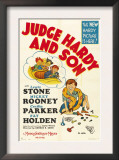 Judge Hardy and Son, Mickey Rooney, 1939 Prints
