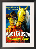 Rainbow's End, Hoot Gibson, 1935 Art
