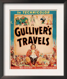 Gulliver's Travels, Window Card, 1939 Poster
