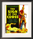 Sign of the Cross, Elissa Landi, Fredric March on Window Card, 1932 Poster