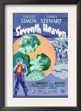 Seventh Heaven, Foreground: James Stewart, Background from Left: Simone Simon, James Stewart, 1937 Prints