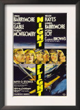 Night Flight, John Barrymore, Helen Hayes, Clark Gable, 1933 Posters