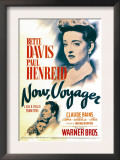 Now, Voyager, Bette Davis, Bette Davis, Paul Henreid on Midget Window Card, 1942 Prints