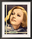 Greta Garbo on Mgm Jumbo Window Card, Portrait Poster, Ca. 1932 Prints