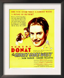 Ghost Goes West, Jean Parker, Robert Donat on Window Card, 1935 Prints