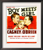 Boy Meets Girl, James Cagney, Marie Wilson, Pat O'Brien, 1938 Posters
