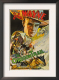 The Oregon Trail, (Poster Art), John Wayne, 1936 Print