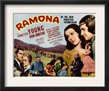 Ramona, Kent Taylor, Pauline Frederick, John Carradine, 1936 Print