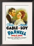 Parnell , Clark Gable, Myrna Loy, 1937 Prints