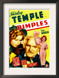 Dimples, Shirley Temple, Frank Morgan, Shirley Temple on Midget Window Card, 1936 Prints