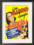 Ninotchka, Greta Garbo, Greta Garbo, Melvyn Douglas on Midget Window Card, 1939 Posters