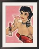 Rosayne, Champagne Alcohol, UK, 1954 Prints