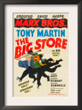 The Big Store, the Marx Brothers-From Left: Harpo Marx, Chico Marx, Groucho Marx, 1941 Prints