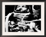 Astronaut John Glenn in His Space Capsule, February 20, 1962 Poster