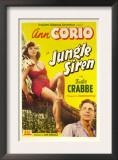 Jungle Siren, Ann Corio, Buster Crabbe, 1942 Print