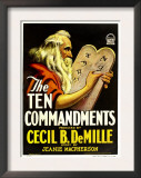 The Ten Commandments, Theodore Roberts, 1923 Print