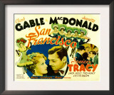 San Francisco, Jeanette Macdonald, Clark Gable, 1936 Art