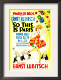 So This Is Paris, Poster Art, 1926 Posters