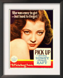 Pick-Up, Sylvia Sidney on Midget Window Card, 1933 Poster