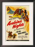 Arabian Nights, 1942, Poster Art Prints