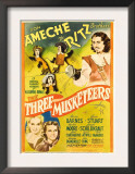 The Three Musketeers, the Ritz Brothers, Don Ameche, Gloria Stuart, Pauline Moore, 1939 Posters