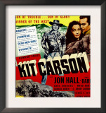 Kit Carson, Jon Hall, Lynn Bari, Jon Hall on Window Card, 1940 Poster