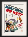 Go West, Groucho Marx, Harpo Marx, Chico Marx, Diana Lewis, 1940 Posters