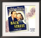Back Street, Charles Boyer, Margaret Sullavan on Jumbo Window Card, 1941 Posters