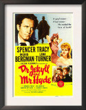 Dr. Jekyll and Mr. Hyde, Spencer Tracy, Ingrid Bergman, Lana Turner, 1941 Prints