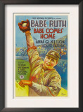 Babe Comes Home, Babe Ruth, Style 'A' Poster, 1927 Poster