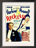 Reckless, William Powell, Jean Harlow, 1935 Posters