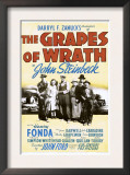 The Grapes of Wrath, John Carradine, Dorris Bowdon, Henry Fonda, 1940 Art