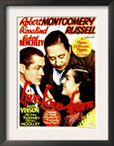 Live Love and Learn, Robert Montgomery, Robert Benchley, Rosalind Russell on Window Card, 1937 Prints