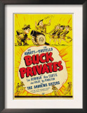 Buck Privates, Lou Costello, Bud Abbott on Midget Window Card, 1941 Poster