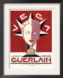 Guerlain, Guerlain Vega Art Deco Womens, UK, 1940 Posters
