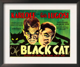 The Black Cat, Boris Karloff, Bela Lugosi, 1934 Prints