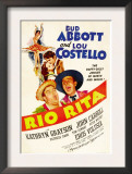 Rio Rita, Kathryn Grayson, John Carroll, Lou Costello, Bud Abbott, 1942 Posters