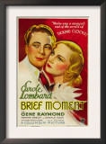 Brief Moment, Gene Raymond, Carole Lombard, 1933 Posters
