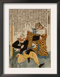 Farcical Love Story Poster by Yoshitoyo Utagawa