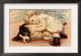 Hoytes Cologne, Dogs, Womens, USA, 1890 Prints