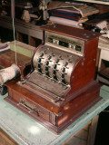 Turn of Century Cash Register, Old Store Counter Photographie par H. Armstrong Roberts