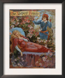 The Sleeping Beauty, Fairy Tales Children's Books Pantomimes Posters, UK, 1910 Prints