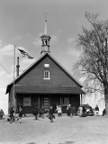 Rural One Room Schoolhouse, Group of Children at Recess Photographic Print by H. Armstrong Roberts