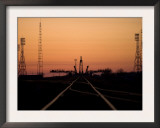 Soyuz Launch Pad at the Baikonur Cosmodrome in Kazakhstan Art by Stocktrek Images 
