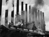 Steel Industry, Factory Smokestacks, Conshohocken, Pennsylvania Photographic Print by H. Armstrong Roberts