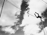 Trapeze Artists Photographic Print by H. Armstrong Roberts