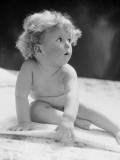 Baby on Bed Photographie par H. Armstrong Roberts