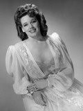Glamorous Woman in Lace Dressing Gown Photographic Print by George Marks