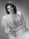Glamorous Woman in Lace Dressing Gown Photographic Print by George Marks